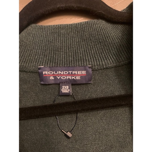 Men's Green Pullover Sleeveless Sweater Vest‎ Size 2XB - Picture 7 of 7